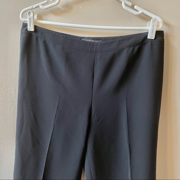❤️SOLD❤️ LAFAYETTE 148 NY BLACK BLEEKER DRESS PANT TROUSER SZ 12 - Picture 2 of 10
